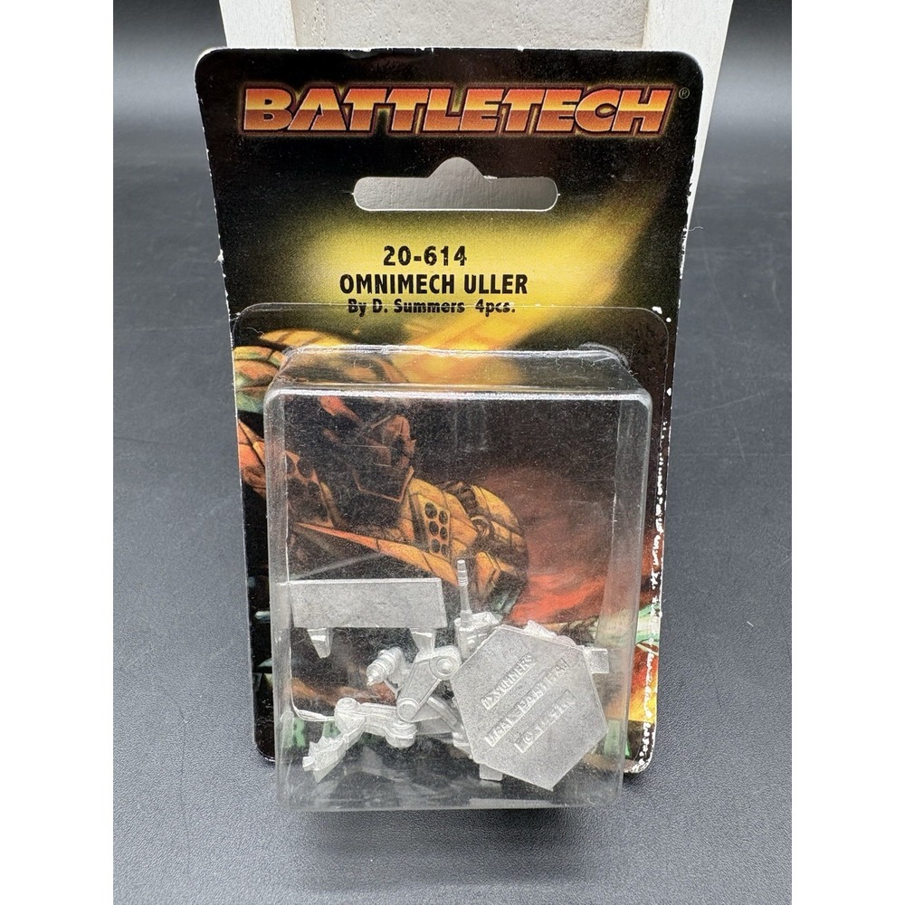 Ral Partha BattleTech Omnimech Uller 20-614 New Old Stock Sealed 4pc
